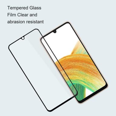 Samsung Galaxy A34 5G Amorus Heltäckande Härdat Glas 2-pack