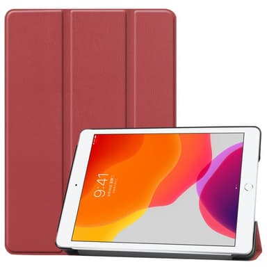 Apple iPad 10.2 2021/2020/2019 Slim fit tri-fold fodral - VinRöd