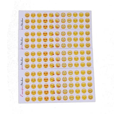 Emoji klistermärken – 660 stickers i olika uttryck