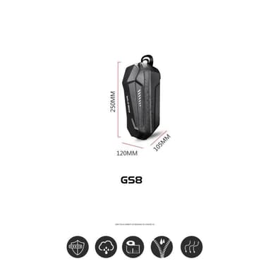 Väska till Xiaomi M365 Elektrisk Scooter 2L Hard Shell - Svart