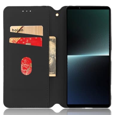 Plånboksfodral Rhombus till Sony Xperia 1 V - Svart