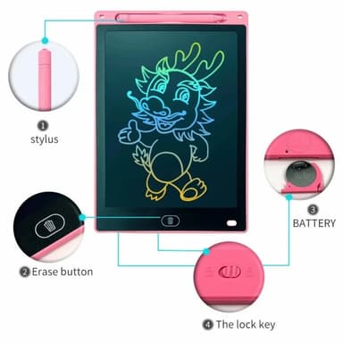JX-10 10-tum LCD Skrivplatta Ritplatta Klotterplatta