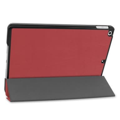 Apple iPad 10.2 2021/2020/2019 Slim fit tri-fold fodral - VinRöd