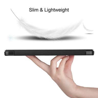 Slim Fit Cover Fodral Till Samsung Galaxy Tab S7 Plus / S8 Plus - Svart