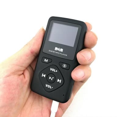 DAB Bluetooth Digital MP3-spelare Stöd för FM-radio TF-kort