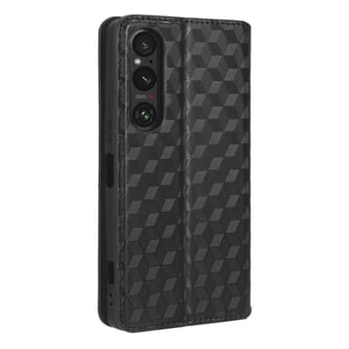 Plånboksfodral Rhombus till Sony Xperia 1 V - Svart