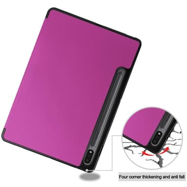Slim Fit Cover Fodral Till Samsung Galaxy Tab S7 / S8 - Lila