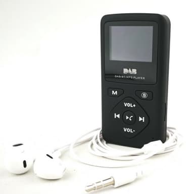 DAB Bluetooth Digital MP3-spelare Stöd för FM-radio TF-kort