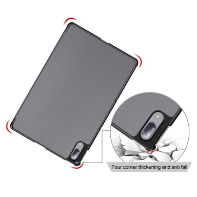 Tri-fold Fodral till Lenovo Tab P11 Pro TB-J706F - Grå