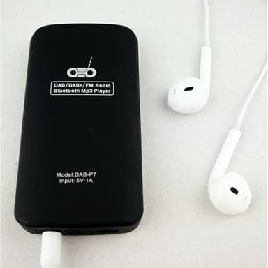 DAB Bluetooth Digital MP3-spelare Stöd för FM-radio TF-kort