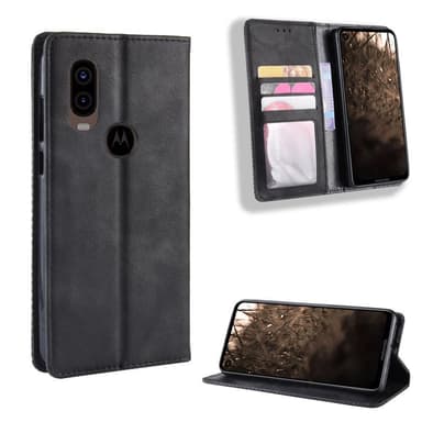 Motorola One Vision Plånboksfodral - Svart