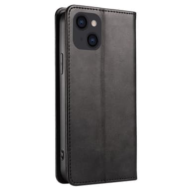 Plånboksställ Telefon Fodral Skal för iPhone 15 Pro - Svart