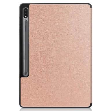 Slim Fit Cover Fodral Till Samsung Galaxy Tab S7 Plus - RoseGold