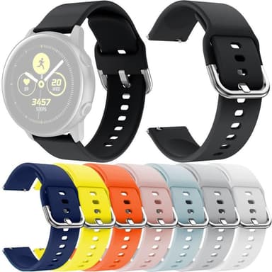 Armband Rem för Samsung Galaxy Watch Active Active2 20MM - Svart
