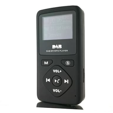 DAB Bluetooth Digital MP3-spelare Stöd för FM-radio TF-kort