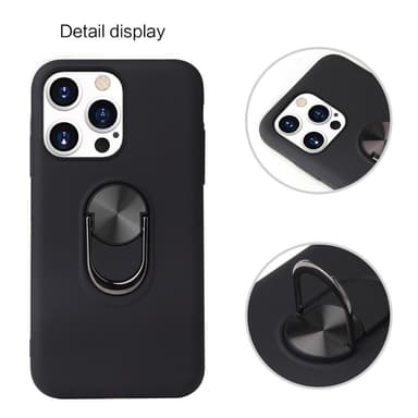 iPhone 13 Pro Hybrid skal med Finger Ring - Rose Gold
