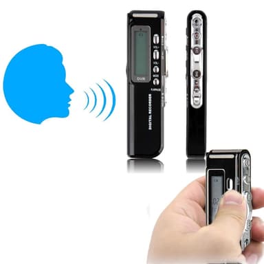 Digital Diktafon R10 8GB - Svart