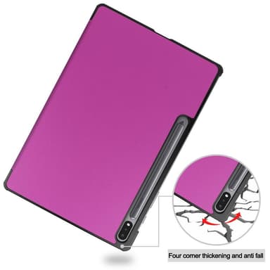 Slim Fit Cover Fodral Till Samsung Galaxy Tab S7 Plus / S8 Plus - Lila