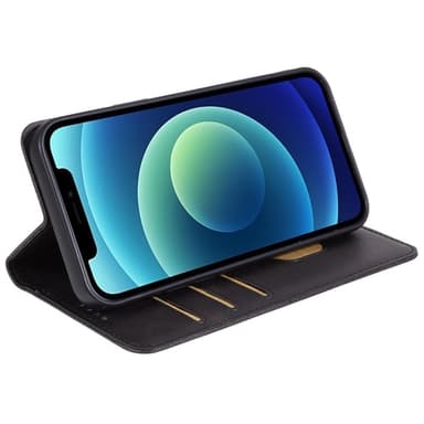 Plånboksställ Telefon Fodral Skal för iPhone 15 Pro - Svart