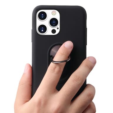 iPhone 13 Pro Hybrid skal med Finger Ring - Rose Gold