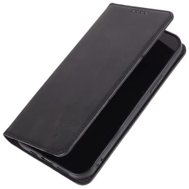 Plånboksställ Telefon Fodral Skal för iPhone 15 Pro - Svart