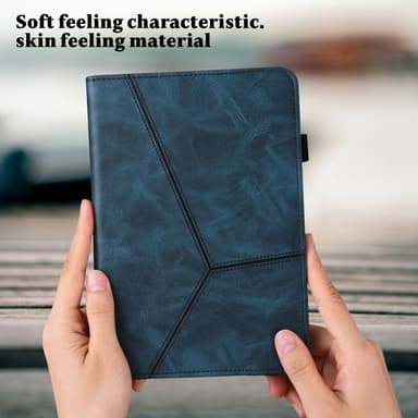 För iPad 10.2 (2021)/(2020)/(2019) Vikbart fodral - Blå