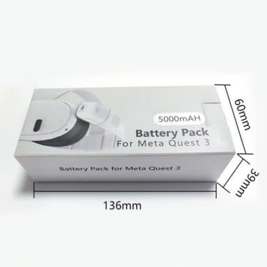 Externt Batteri Power Bank Meta Quest 3 VR-glasögon 5000mAh