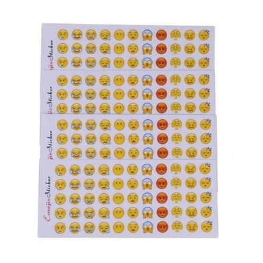Emoji klistermärken – 660 stickers i olika uttryck