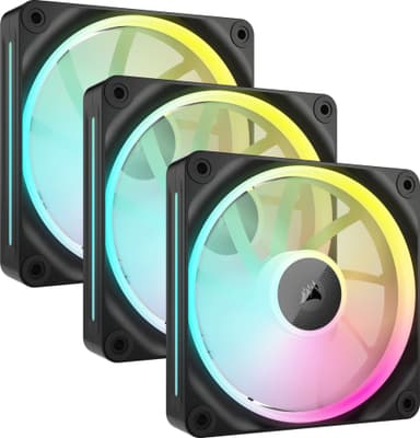 Corsair iCUE LINK LX120 RGB 120 mm PWM fläktstartsats (3-pack)