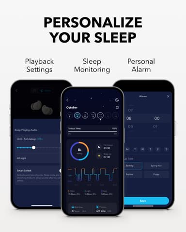 Soundcore Sleep A20 True Wireless in ear-hörlurar (vita)