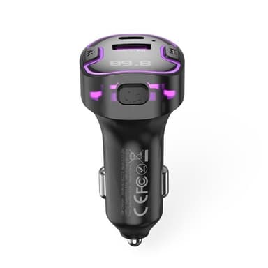XO Fm-sändare med Bluetooth, mp3 & USB-laddning