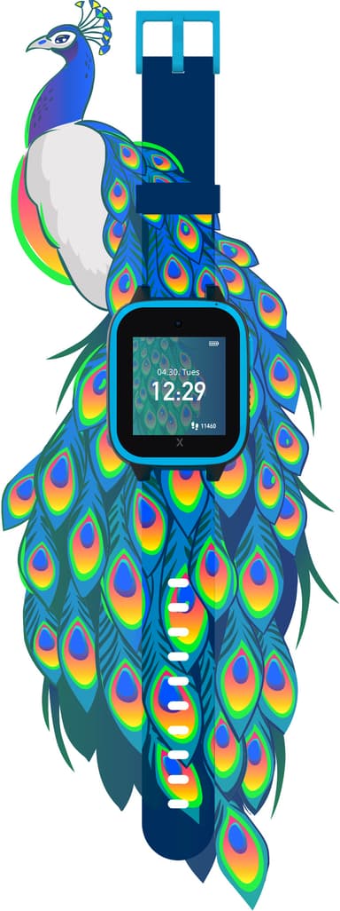 Xplora XGO3 klockarmband (Blue Peacock)