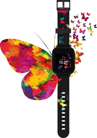 Xplora XGO3 klockarmband (Black Butterfly)