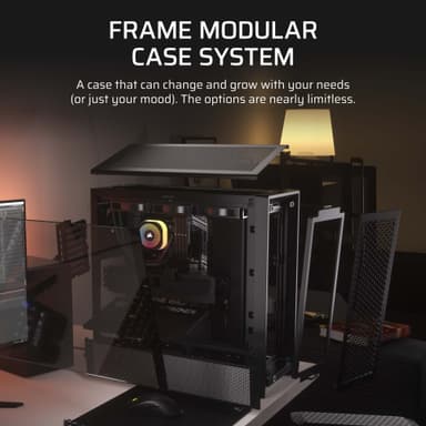 Corsair FRAME 4000D Mid-Tower PC-chassi (svart)