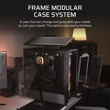 Corsair FRAME 4000D RS ARGB Mid-Tower PC-chassi (svart)