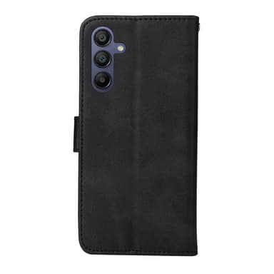 SKALO Samsung A16 PU-Läder Plånboksfodral - Svart