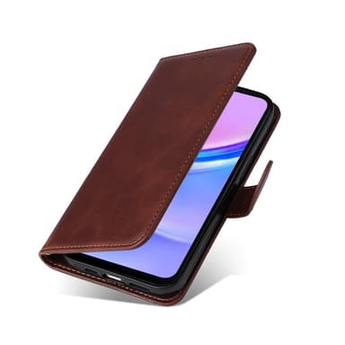 SKALO Samsung A16 PU-Läder Plånboksfodral - Brun
