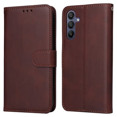 SKALO Samsung A16 PU-Läder Plånboksfodral - Brun