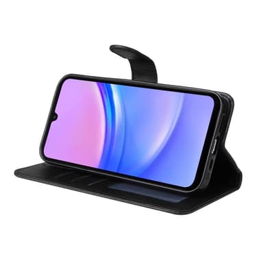 SKALO Samsung A16 PU-Läder Plånboksfodral - Svart