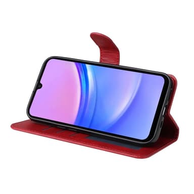SKALO Samsung A16 PU-Läder Plånboksfodral - Röd