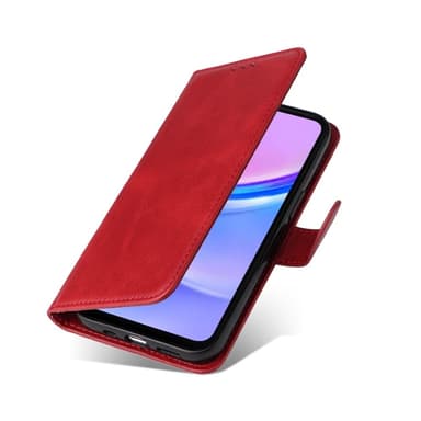 SKALO Samsung A16 PU-Läder Plånboksfodral - Röd