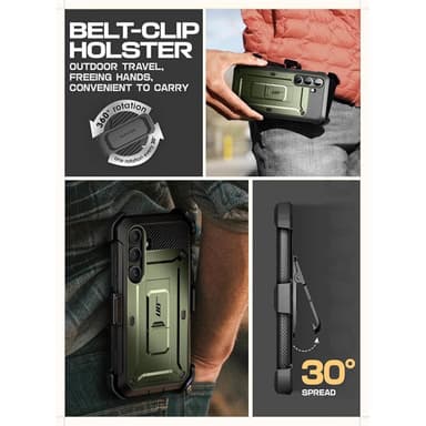 SUPCASE UB Pro 2-set Samsung Galaxy S25 Plus - Guldan