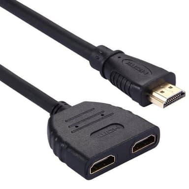HDMI-splitter med 30 cm kabel