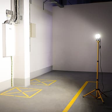 Forever Light Arbetslampa LED 2x30W 6000K med stativ