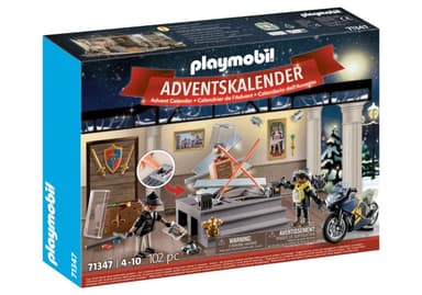 Playmobil Adventskalender Polis - Stöld på museum (71347)