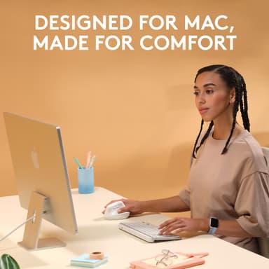 Logitech Lift för Mac trådlös mus (grey)