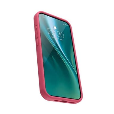 Etteri silikonskal till iPhone 16 Pro Max med hål för handledsrem - Hallon
