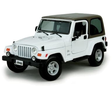 Jeep Wrangler Sahara 1:18 Vit
