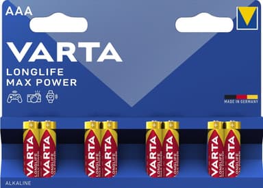 Varta Longlife Max Power AAA 8 Pack (B)