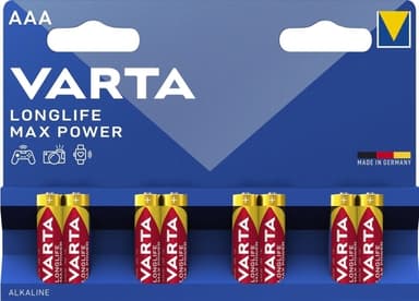 Varta Longlife Max Power AAA 8 Pack (B)